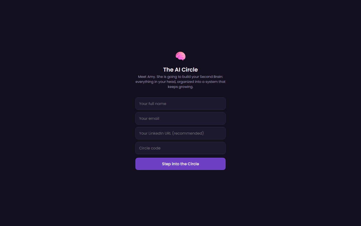 The AI Circle: Amy Builds Second Brains screenshot