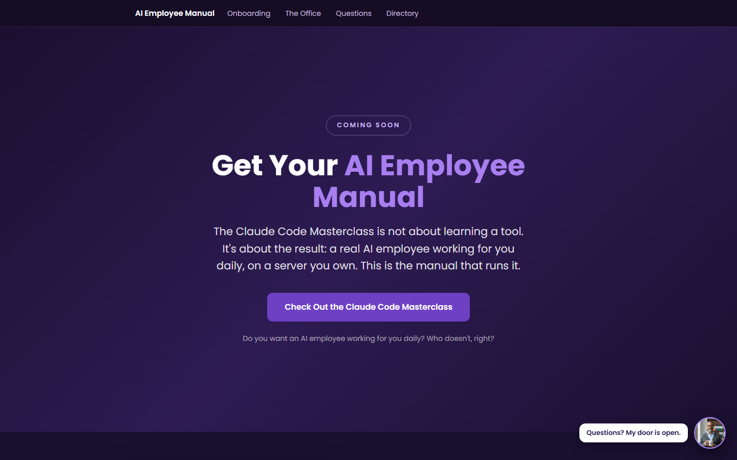 AIEmployeeManual.com screenshot